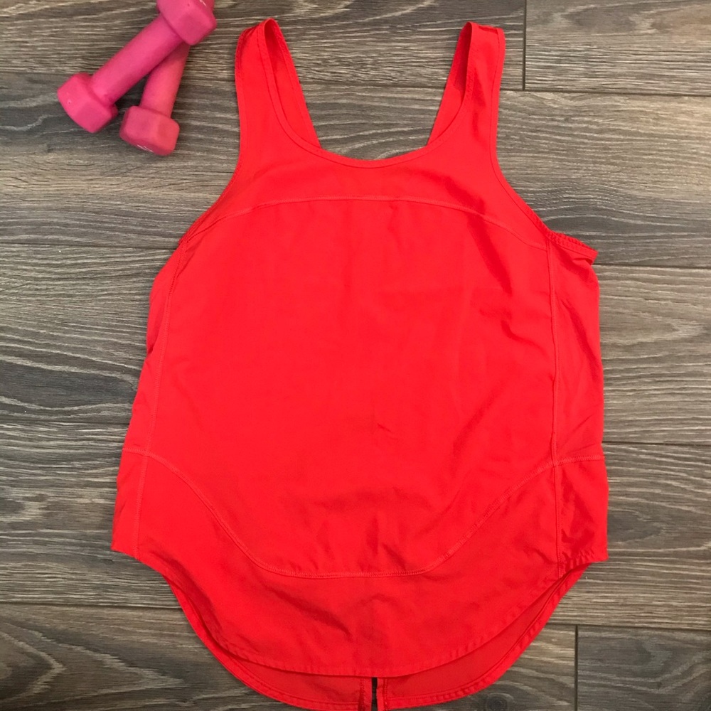 lululemon tie up tank top